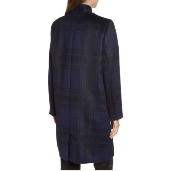 Eileen Fisher Charcoal Suri Alpaca and Wool Coat - Picture 3 of 14